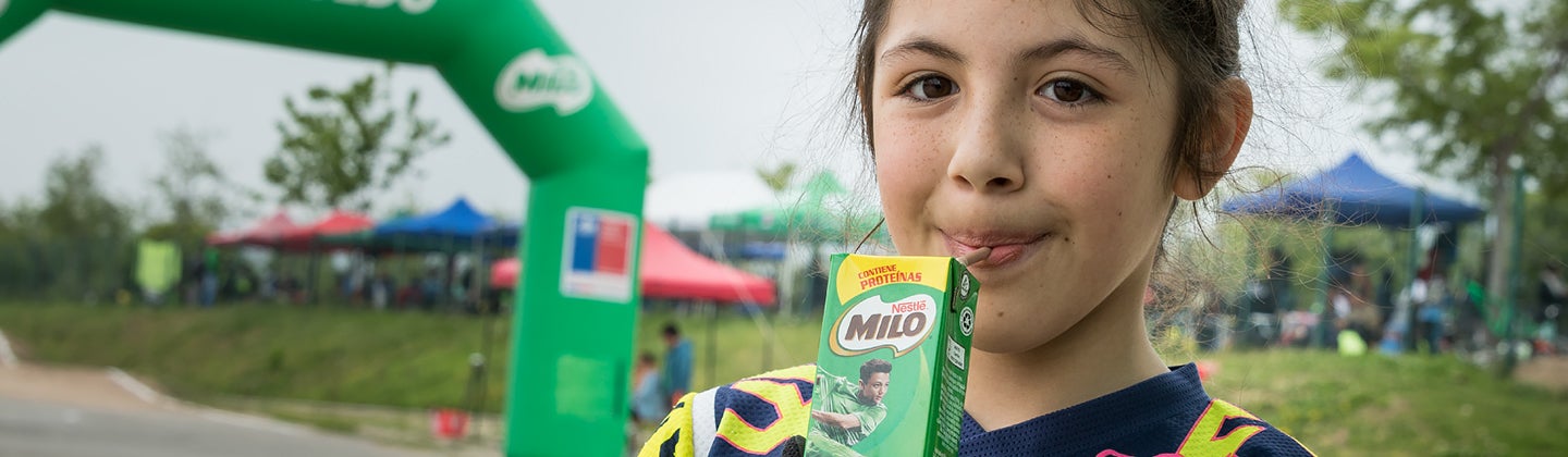 Leche chocolatada en polvo Milo