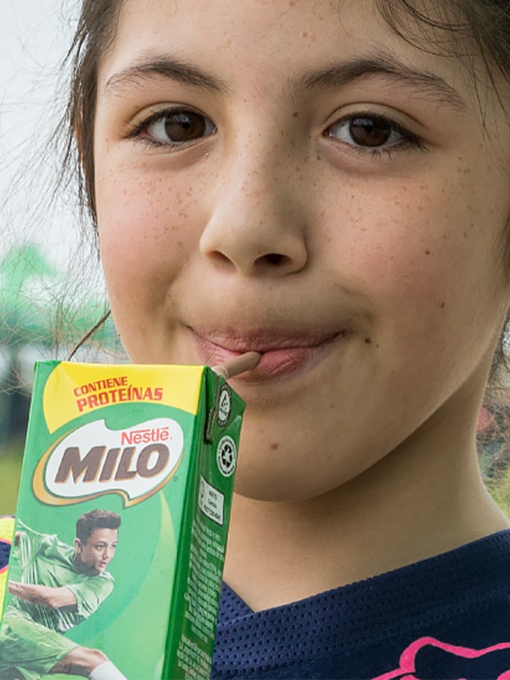 Leche chocolatada en polvo Milo