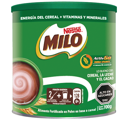 MILO® TRADICIONAL POLVO TARRO 700G.