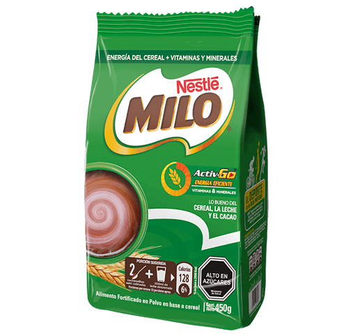 
Milo 450 gr en polvo
