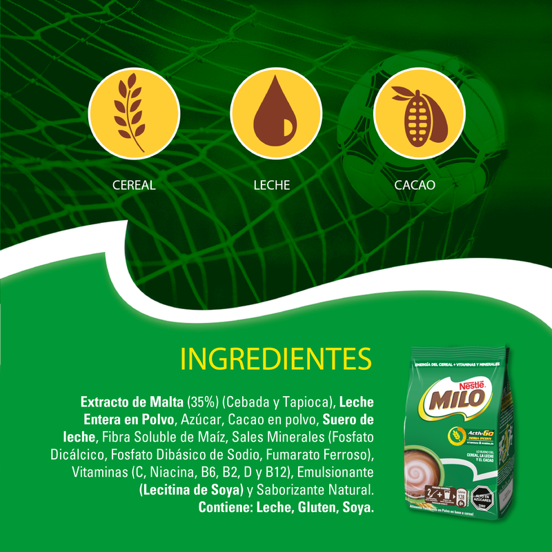 Milo 300 gr pequeño en polvo