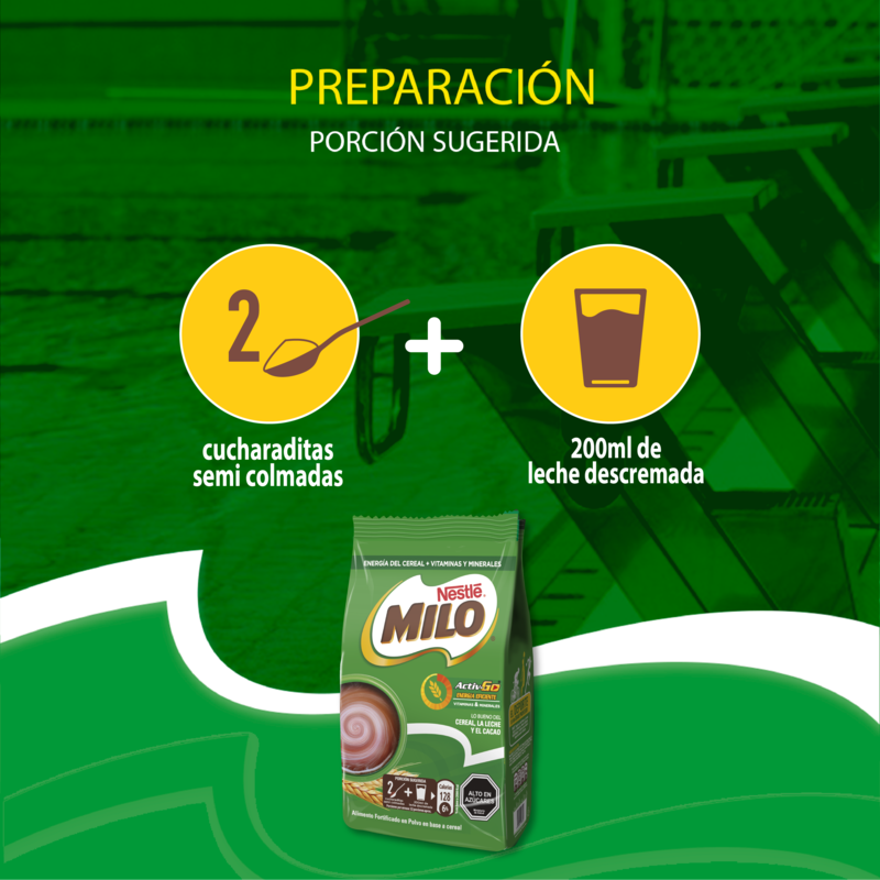 Milo 300 gr pequeño en polvo