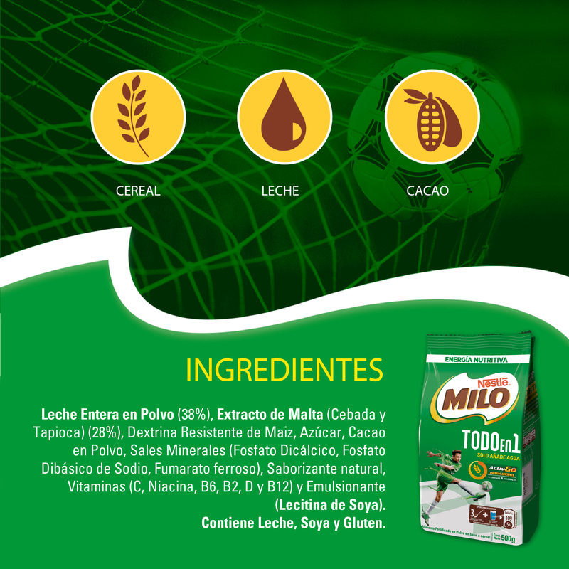 Milo mediano 500 gr 